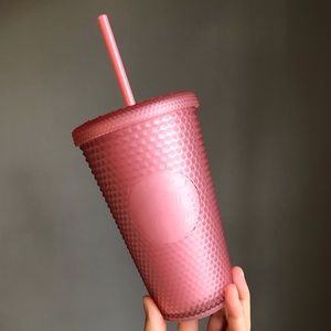 Starbucks pink lemonade soft touch jelly studded cup tumbler Grande